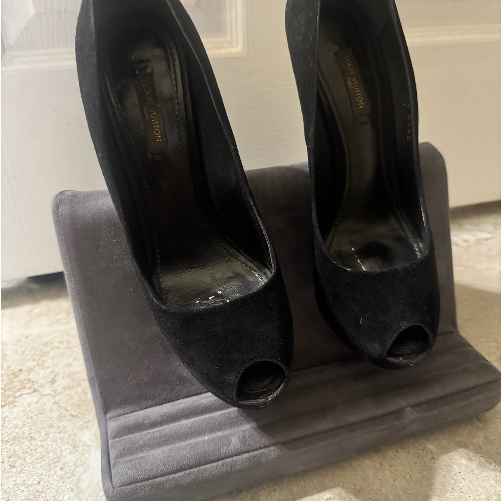 Louis Vuitton Black Stiletto Heels